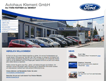 Tablet Screenshot of ford-klement.at